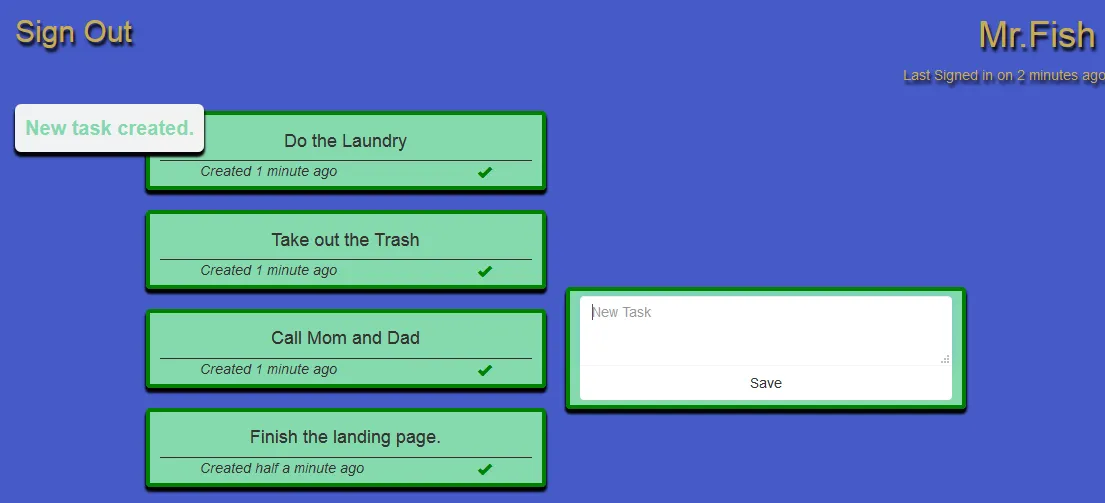 Mark it Off to-do list app